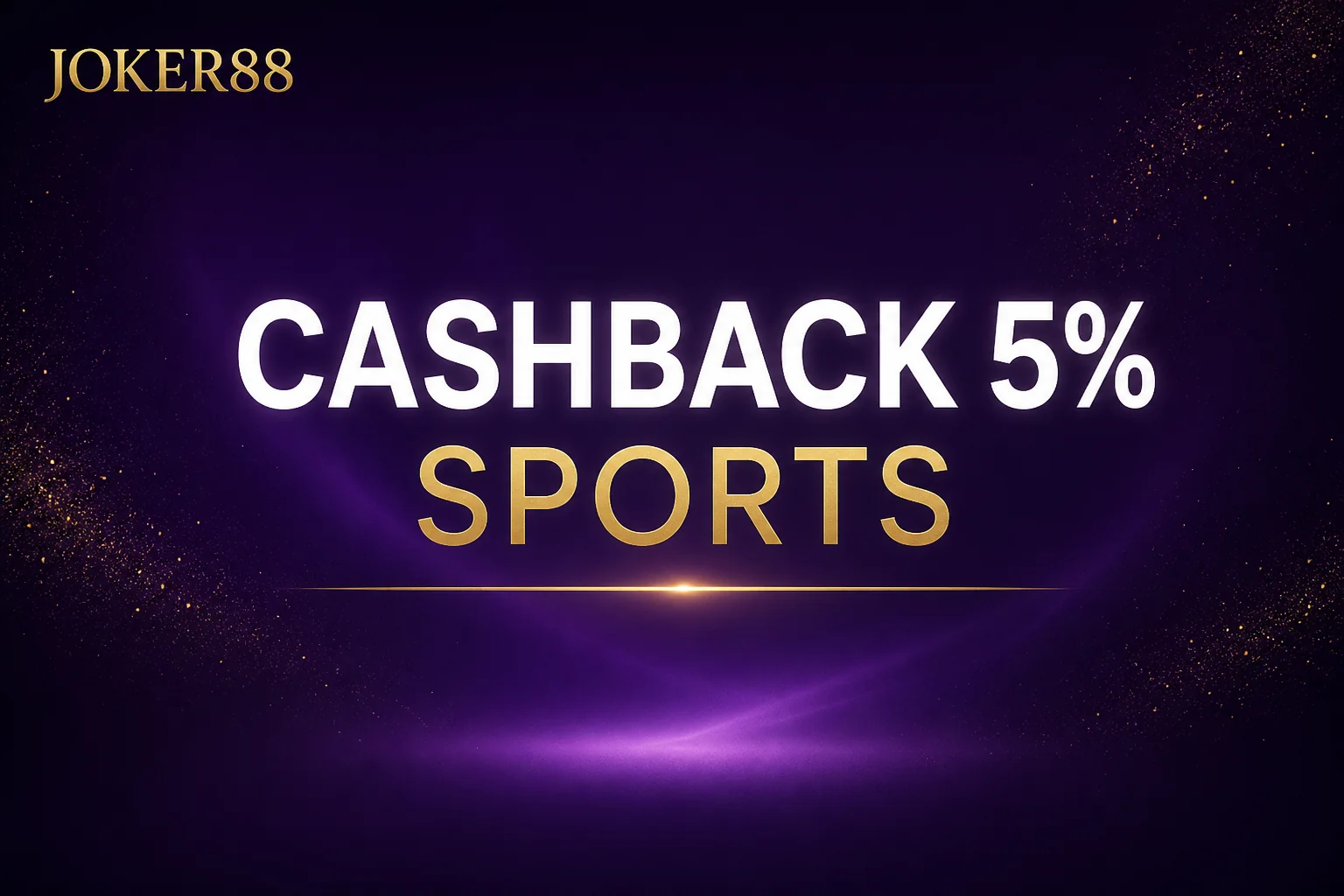 Bonus cashback sports 5 persen JOKER88